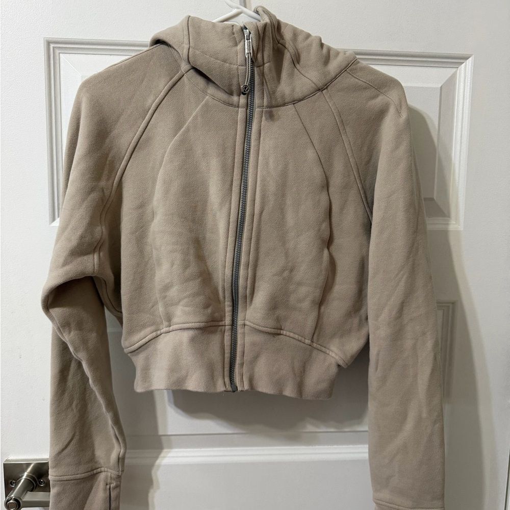 Lululemon Scuba Full Zip Cropped Hoodie